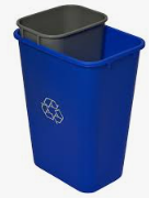 Plastic wastebaskets