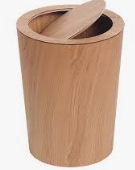 Wooden wastebaskets